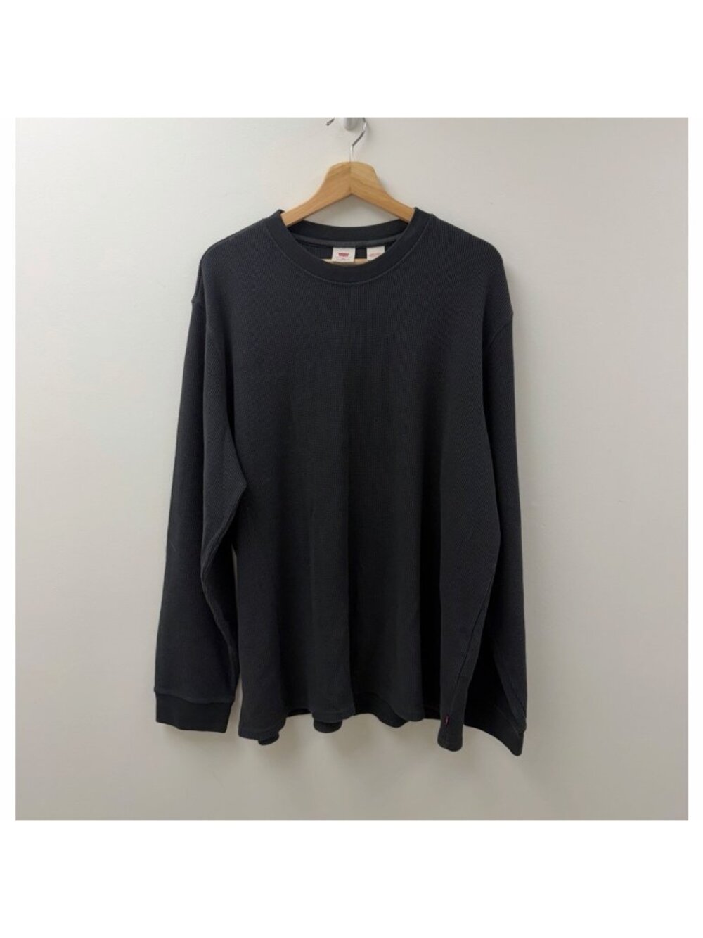 Levi's Standard Fit Thermal Waffle Knit Mens Long Sleeve Shirt Top Sz XXL